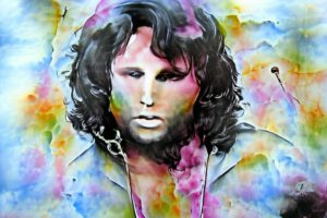 AI Art: Jim Morrison Mixed Media