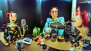 Robots Podcasting